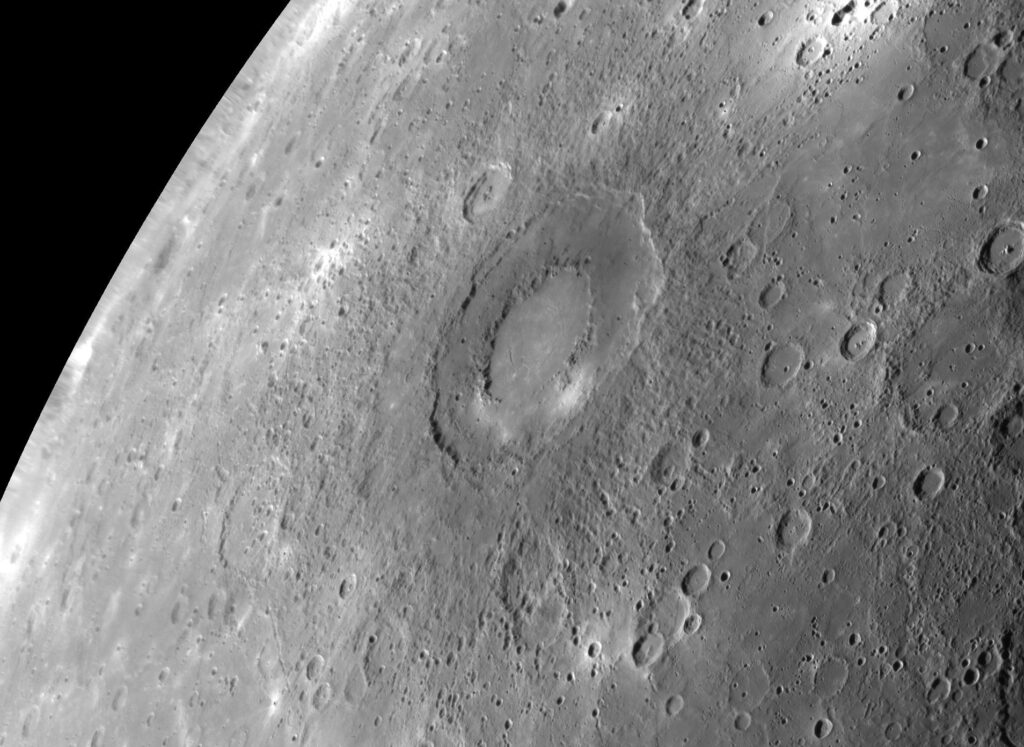 Mercury Wallpaper: Detailed Craters & Caloris Planitia Background