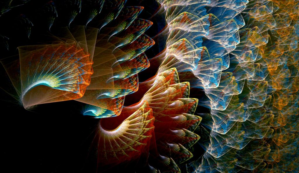 Mesmerizing Abstract Fractal Wallpaper - Colorful Background Design