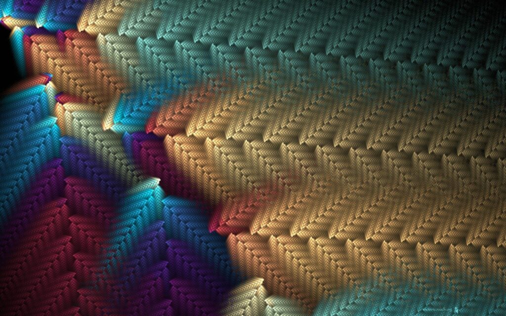 Vibrant Abstract Zig-Zag Pattern Wallpaper - 1920x1200 Background