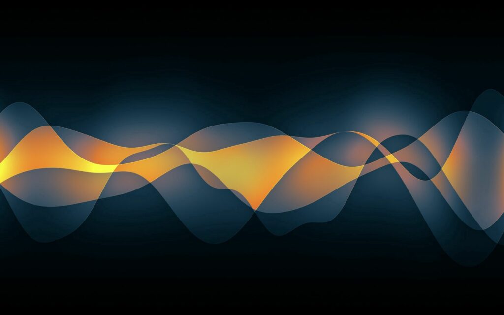 Mesmerizing Orange & Blue Abstract Wallpaper | 1920x1200 Background