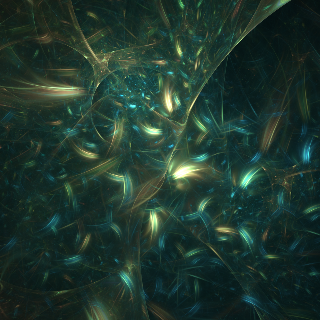 Mesmerizing 3000x3000 Fractal Wallpaper: Luminous Abstract Background