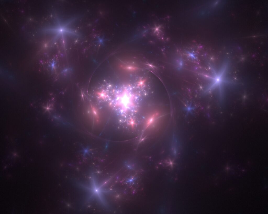 Mesmerizing 3200x2560 Abstract Fractal Wallpaper - Glowing Patterns