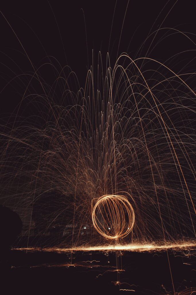 Mesmerizing Light Trails Wallpaper - Stunning Abstract Background