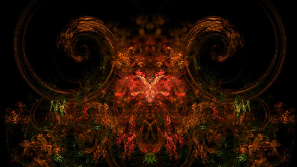 Intricate Swirling Flame Wallpaper | 3840x2160 Abstract Design