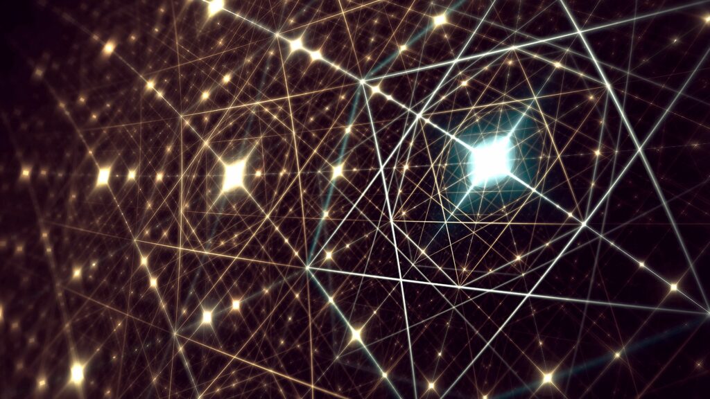 Mesmerizing 3840x2160 Abstract Geometric Mesh Wallpaper Background