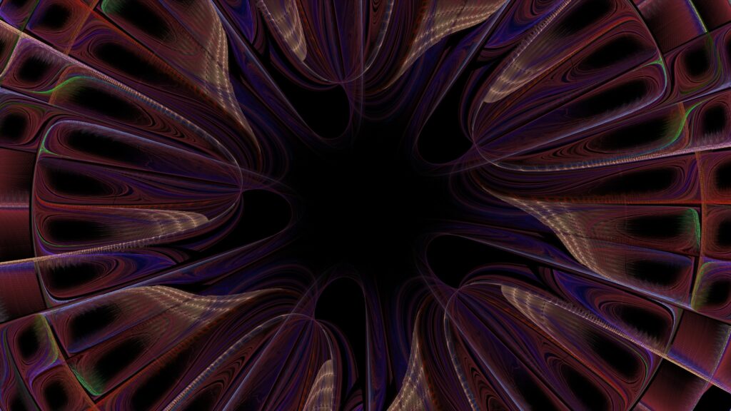 Mesmerizing Purple & Black Abstract Wallpaper 3840x2160