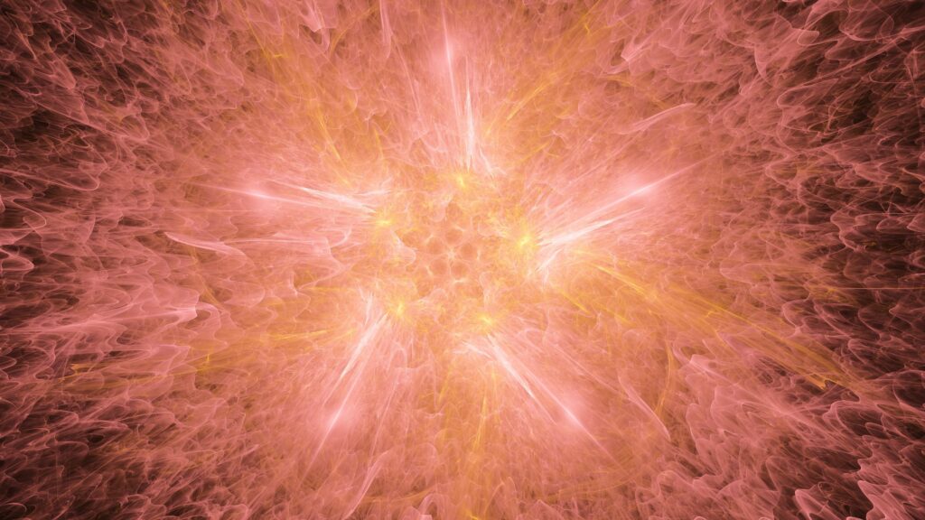 Mesmerizing 3840x2160 Abstract Wallpaper with Pink & Gold Hues