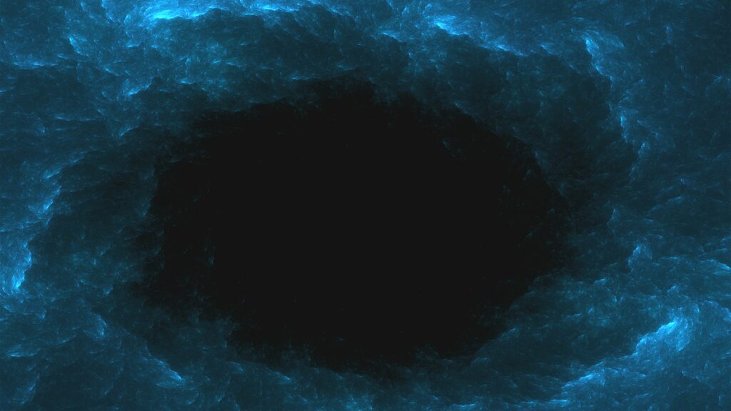 Vivid Blue Abstract Whirlwind Wallpaper - 3840x2160 Background