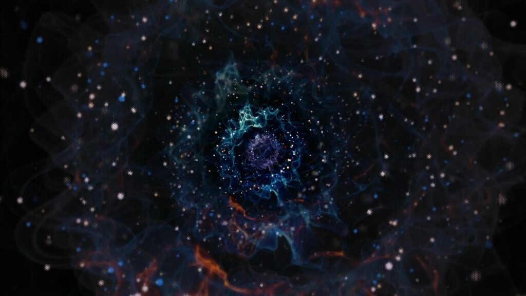 Cosmic Swirling Plasma Wallpaper - Vibrant 3840x2160 Background