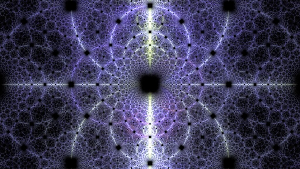 Mesmerizing Fractal Wallpaper: Intricate Geometric Depth Background