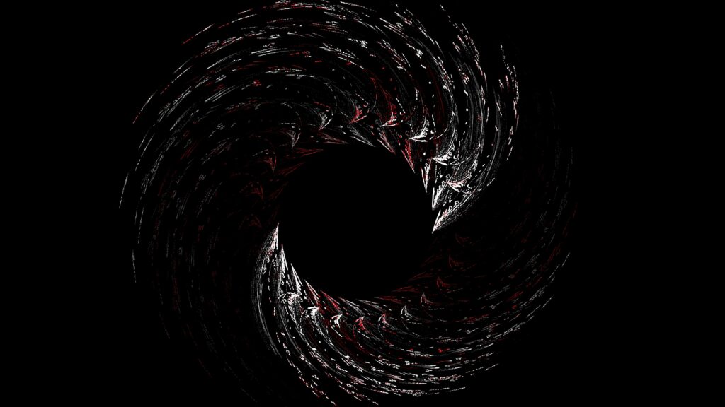 Mesmerizing Fractal Wallpaper: Dynamic 3840x2160 Abstract Background