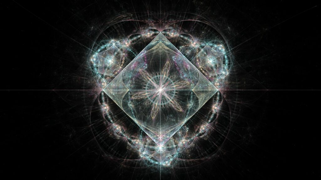 Mesmerizing 3840x2160 Fractal Wallpaper with Glowing Patterns