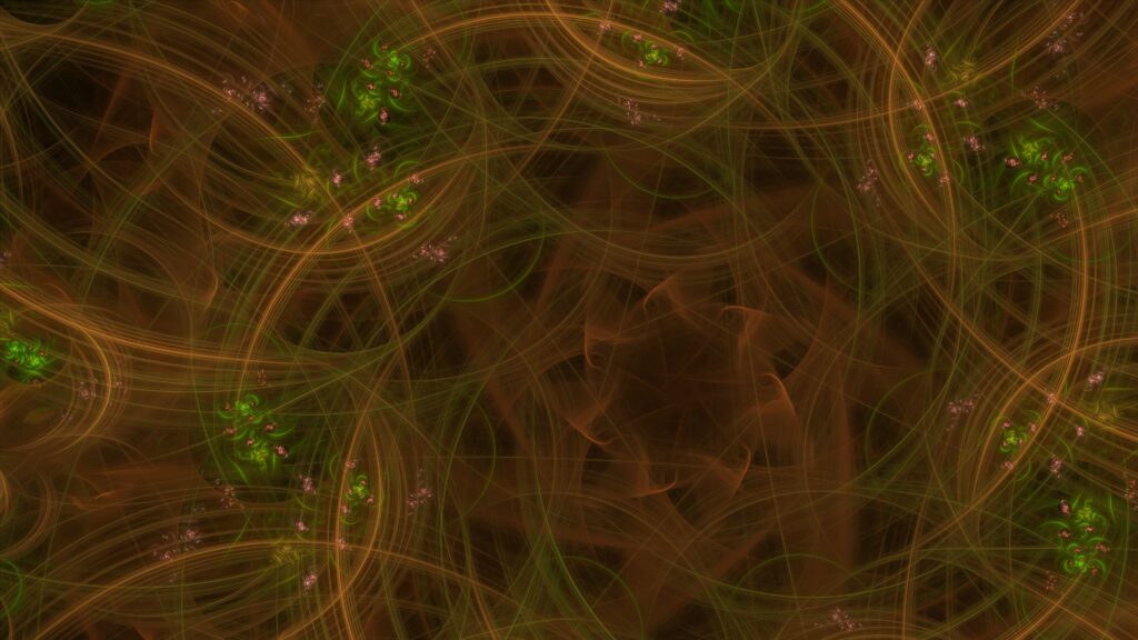 Mesmerizing 4K Background: Glowing Lines & Intricate Shapes Wallpaper