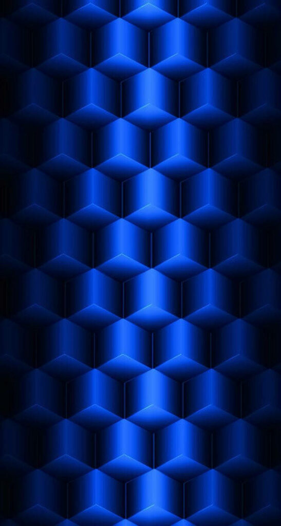 Stunning 3D Blue Triangle Wallpaper for iPhone Backgrounds