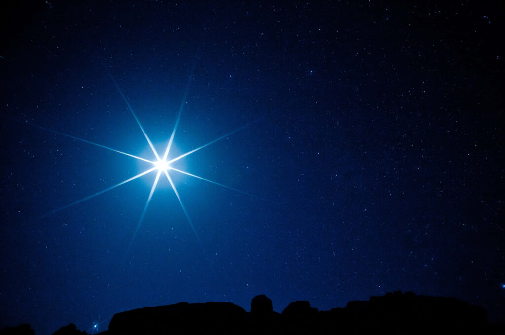 Majestic 3D Star Wallpaper: Colorful Night Sky Background