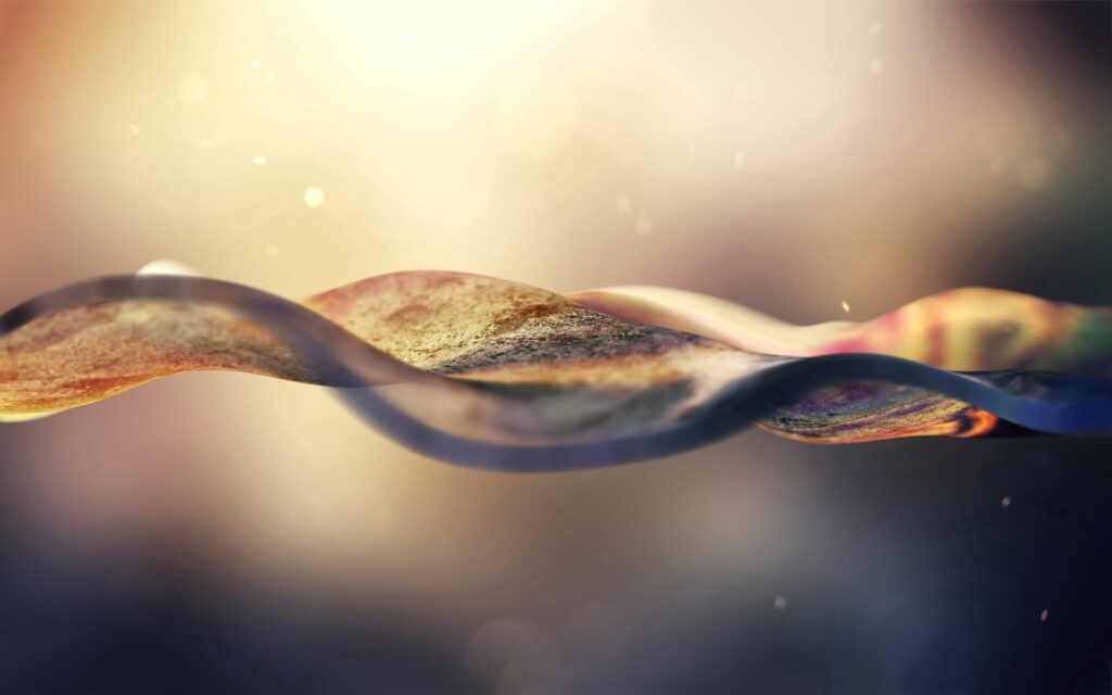 Mesmerizing 3D Wave-Like Surface Wallpaper - 1920x1200 Background