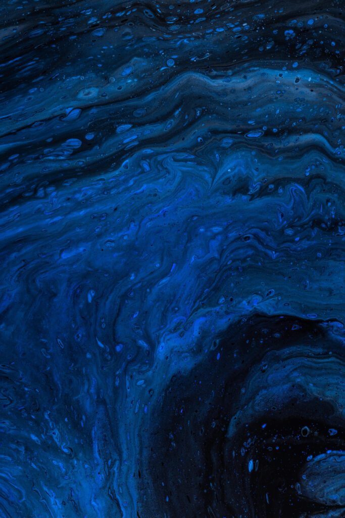 Mesmerizing Blue Abstract Wallpaper with Fluid Patterns - 4000x6000