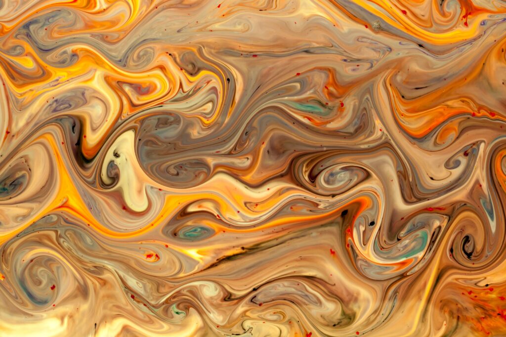 Mesmerizing Yellow, Brown, and Orange Abstract Wallpaper Background