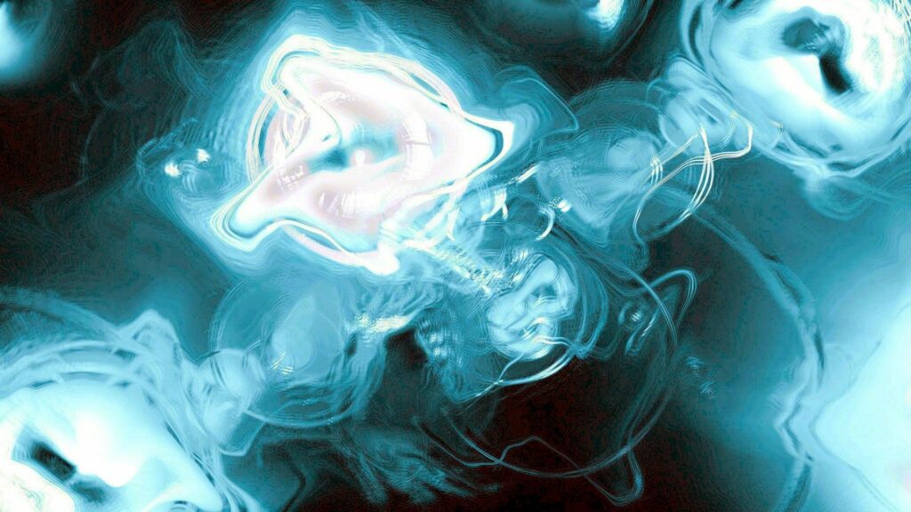 Mesmerizing Abstract Background with Swirling Light Clusters Wallpaper
