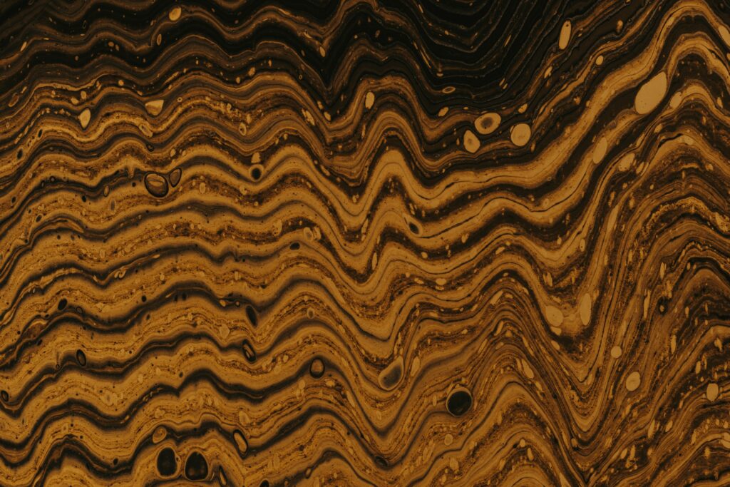 Mesmerizing Brown Abstract Wallpaper: Fluid Waves & Swirls Background