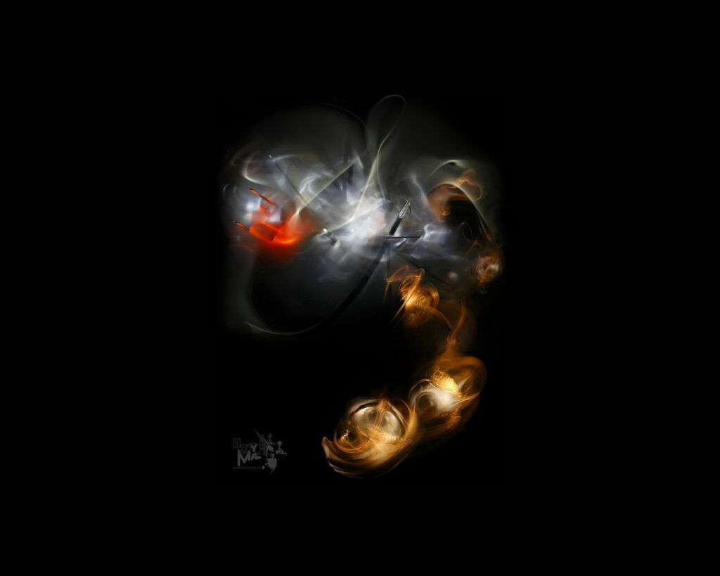 Mesmerizing Colorful Smoke Abstract Wallpaper 1280x1024 Background