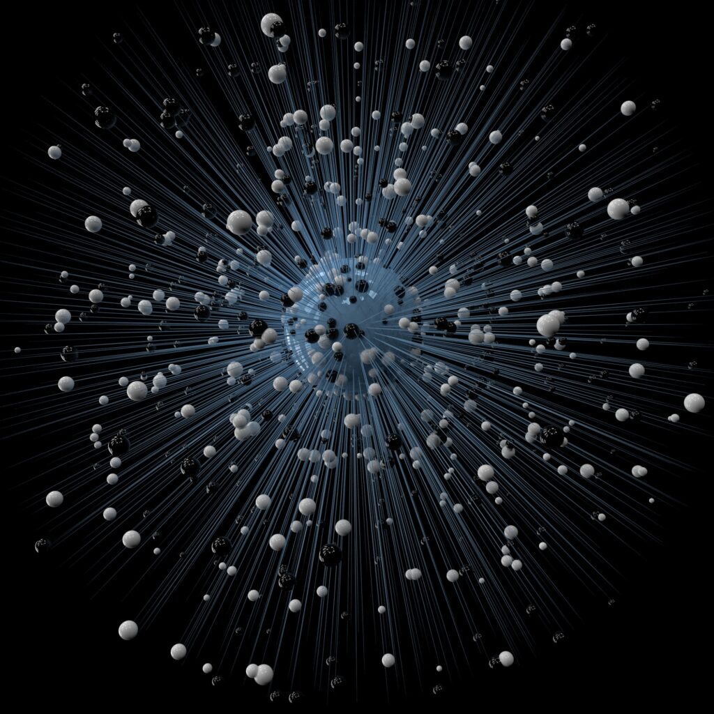 Mesmerizing Abstract Sphere Wallpaper - Cosmic Unity & Luminous Design