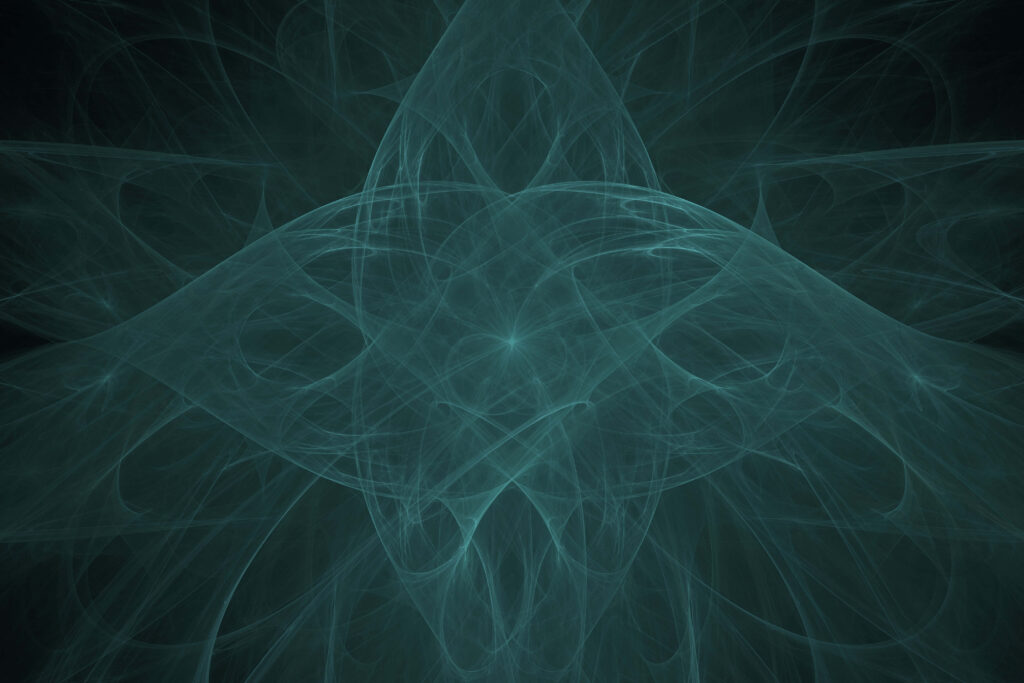Mesmerizing Abstract Teal Wallpaper - Ethereal Energy Design