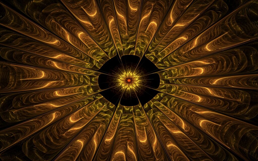 Abstract Brown & Gold Wallpaper 1920x1200: Mesmerizing Design