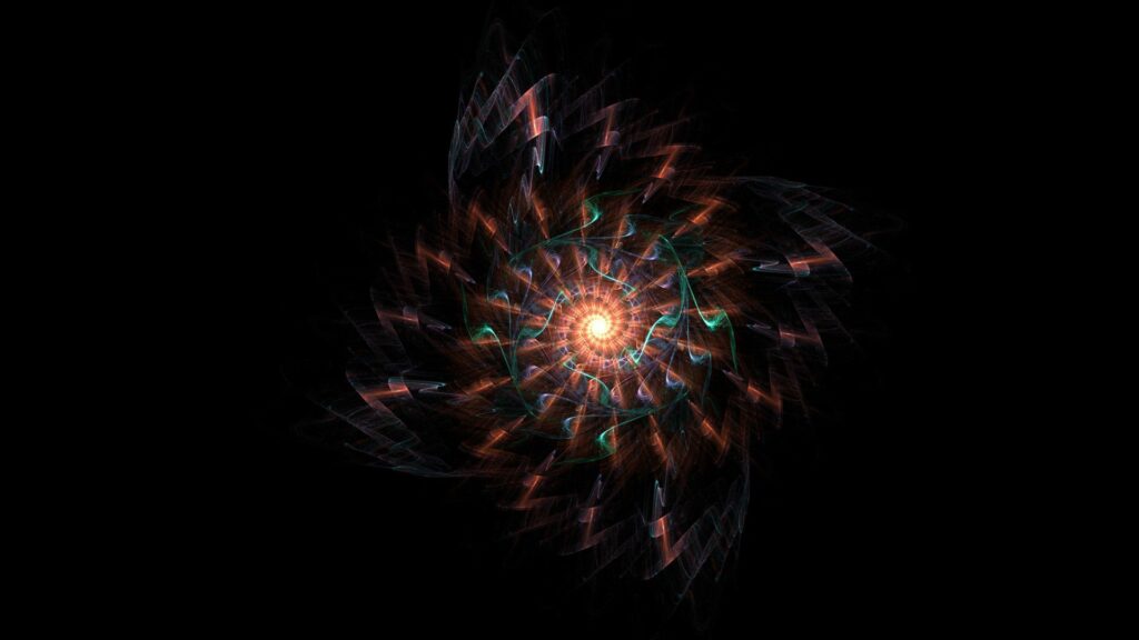 Mesmerizing Abstract 1920x1080 Wallpaper with Circular Illusion