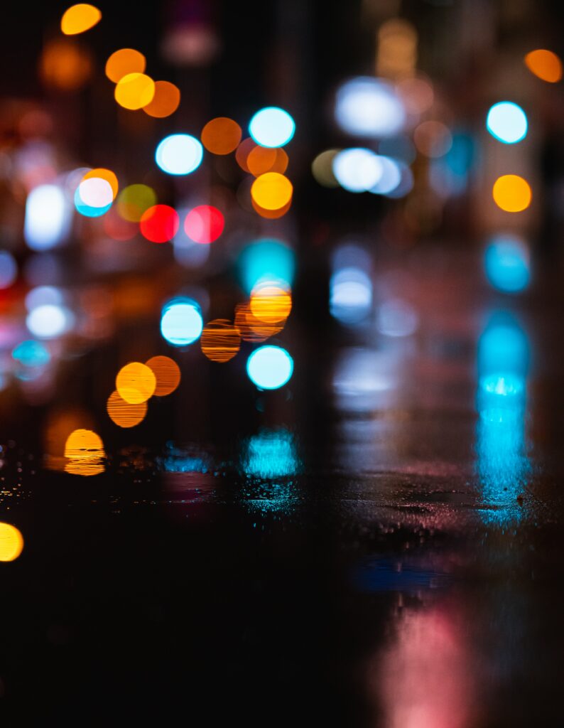 Dreamy Abstract Wallpaper: Colorful Blurred Lights & Bokeh Effects