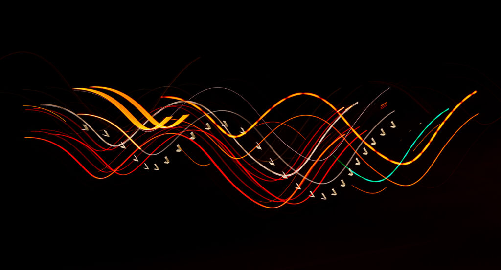Mesmerizing Colorful Abstract Wallpaper with Crisscrossing Lines