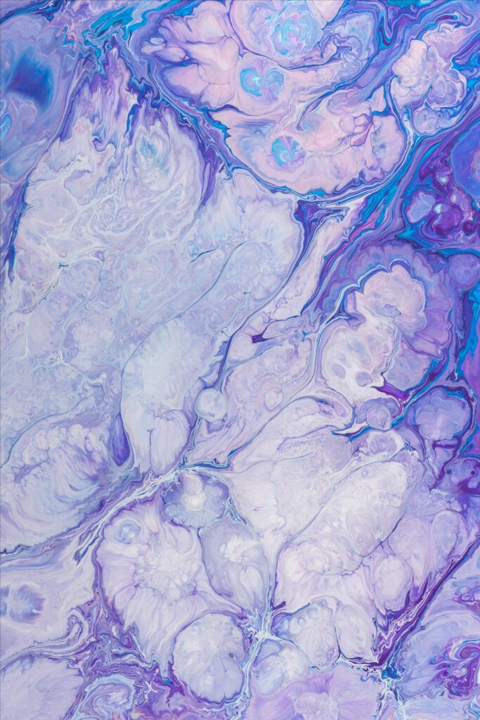 Mesmerizing Abstract Wallpaper - Lilac, White & Blue Pattern 4000x6000