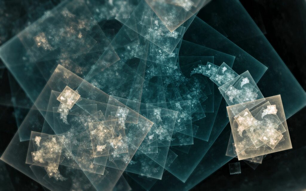 Mesmerizing Teal and Beige Abstract Wallpaper - 2560x1600 Background