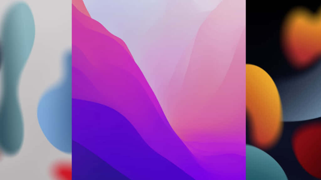 Mesmerizing Abstract Wallpaper: Soothing Pink, Purple, and Blue Design
