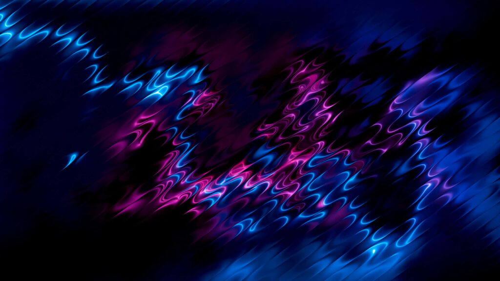 Vivid Abstract Wallpaper: Purple, Blue & Pink on Dark Background