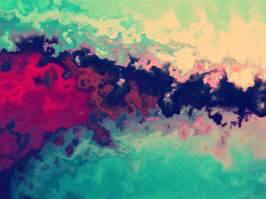 Vivid Abstract Background: Fluid Colors & Paint-Like Patterns Wallpaper
