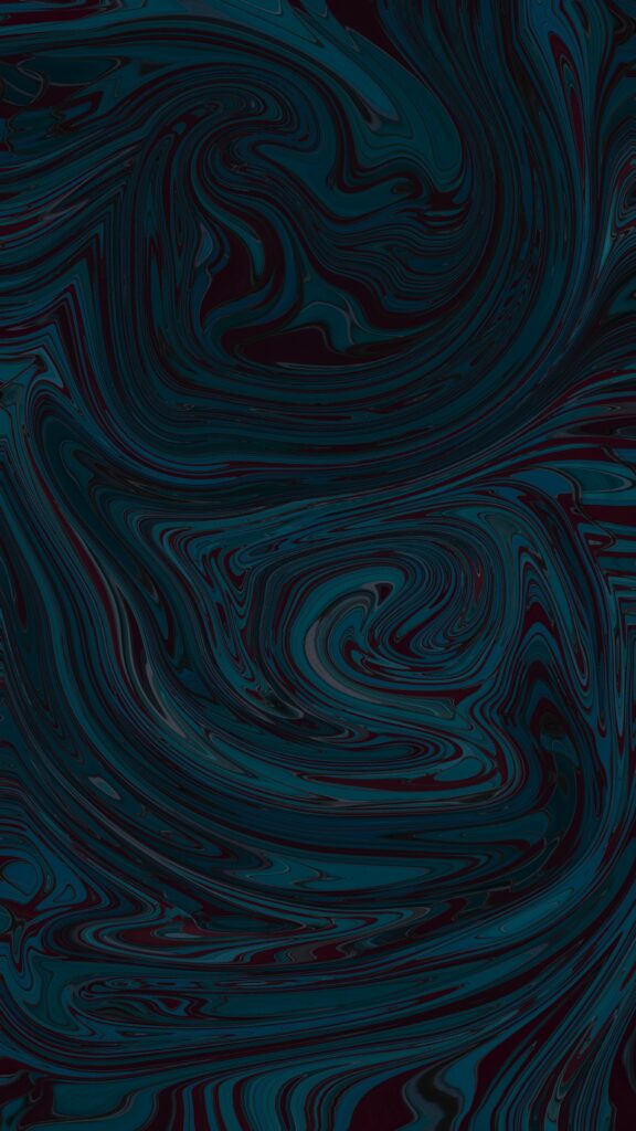 Mesmerizing Blue and Black Abstract Wallpaper - Wavy Patterns