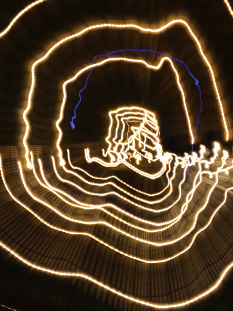 Mesmerizing Abstract Wallpaper: Long Exposure Light Spiral Background