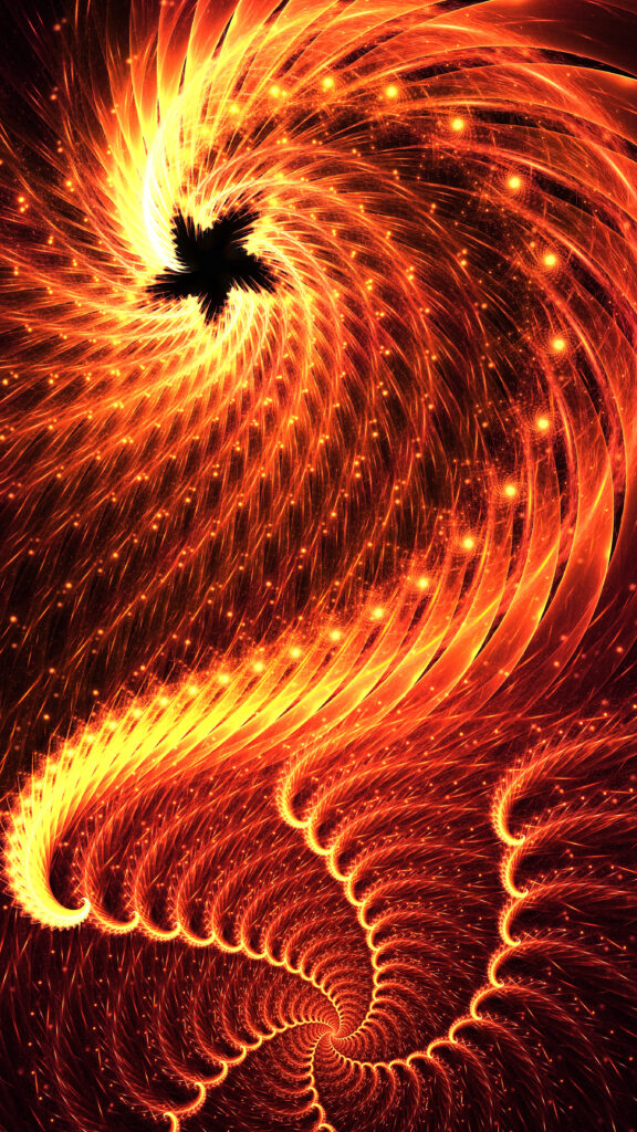 Vibrant Abstract Swirls: 2700x4800 Captivating Background Wallpaper