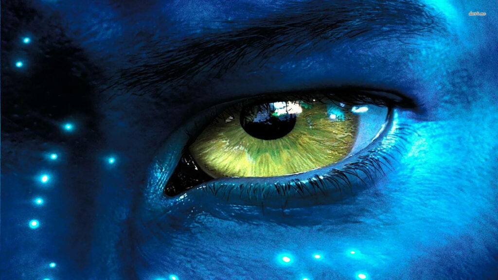Eye of the Na'vi: Jake Sully in HD Wallpaper
