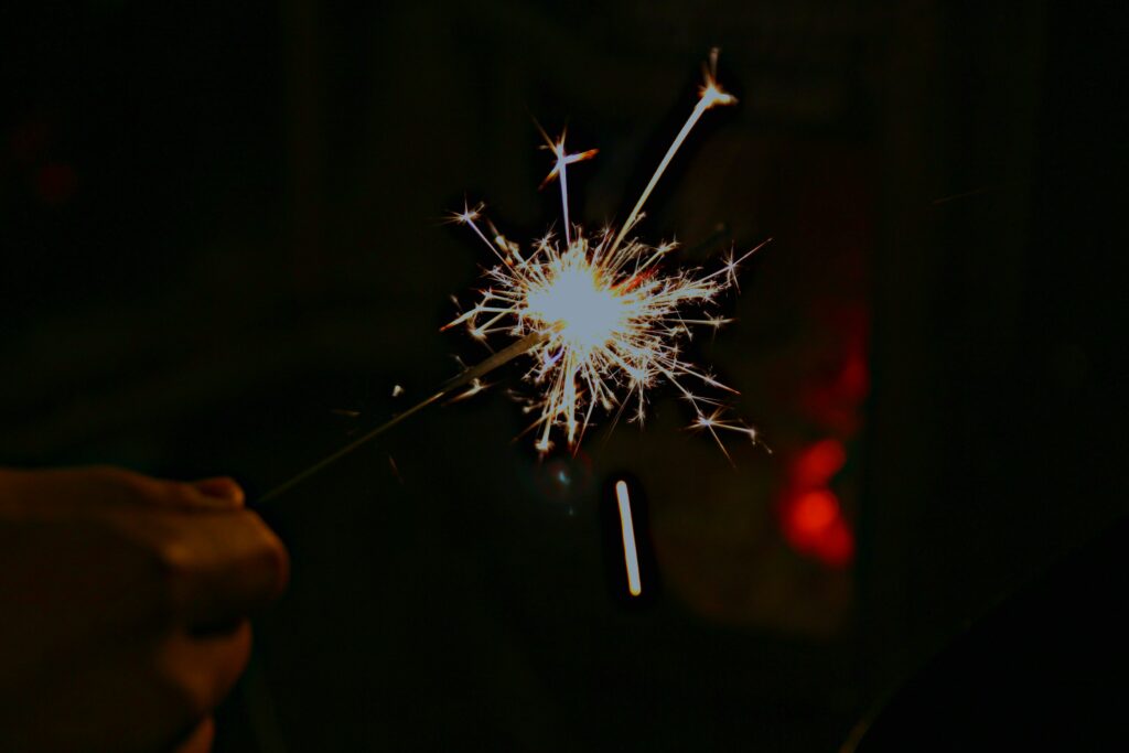 Mesmerizing Bengal Fire Wallpaper - Sparkling Festive Background