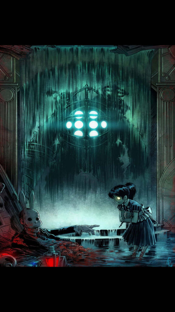 Captivating *Bioshock Infinite* Fanart Wallpaper - Dark Vintage Fantasy