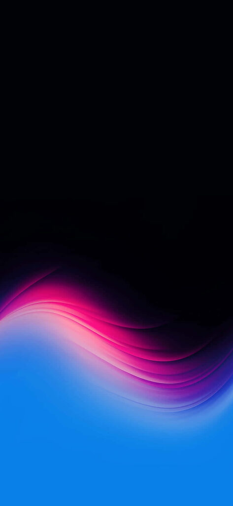 Abstract Black, Blue, and Pink Wave Wallpaper Background Design