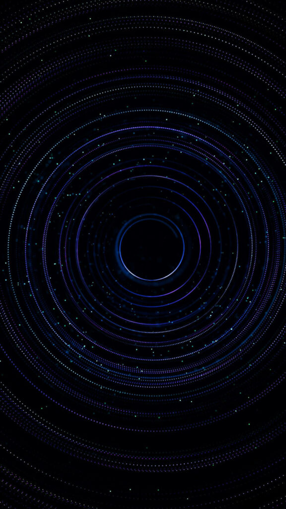 Futuristic Black Hole Wallpaper: Cosmic Design for Space Lovers