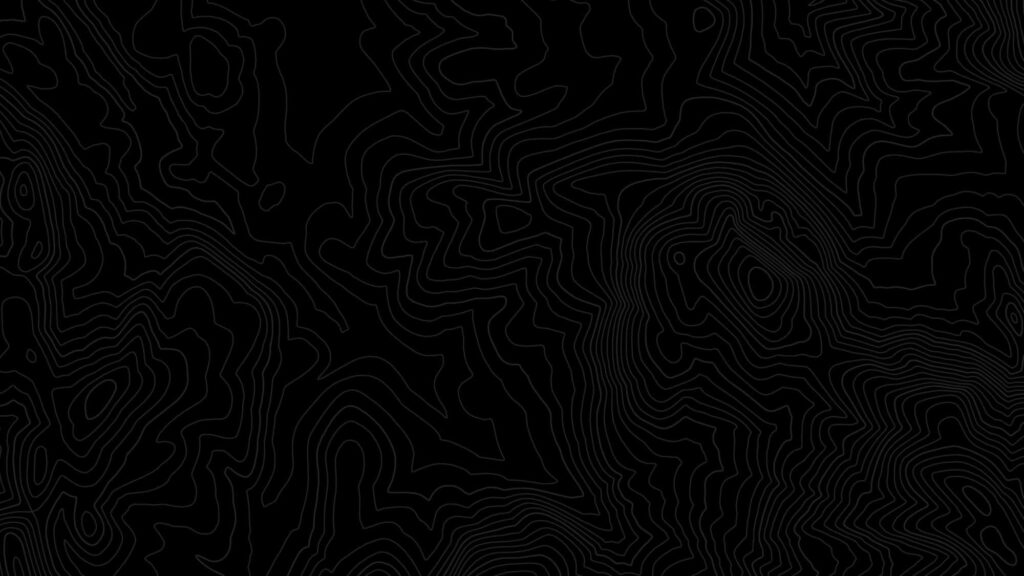 Mesmerizing Black Topographic Wallpaper with Detailed Contour Lines