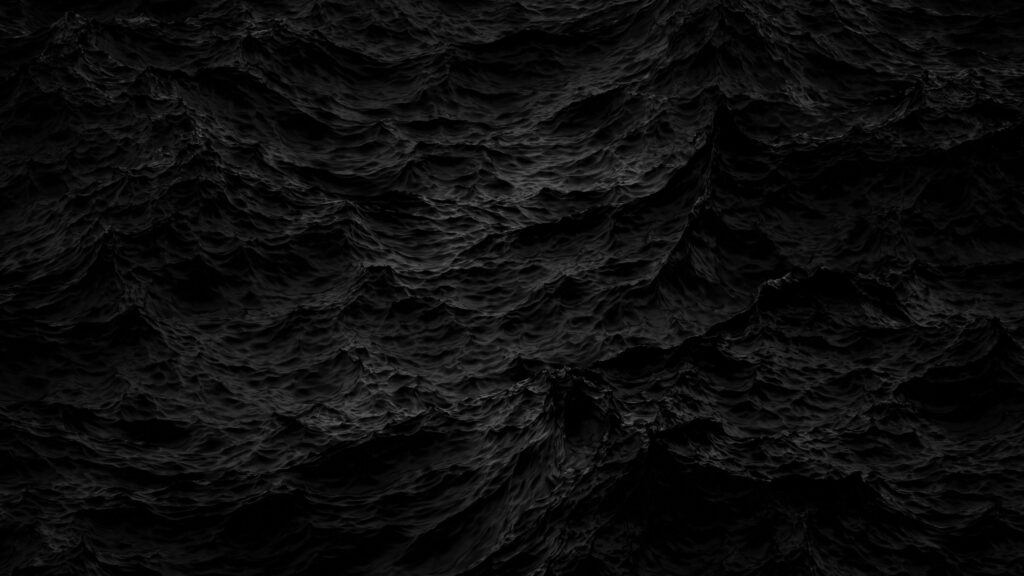 Dark Delight: 4K Wallpaper of Black Waves
