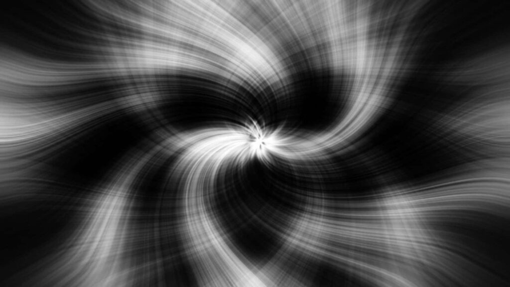 Captivating Black & White Swirling Shadow Wallpaper Background