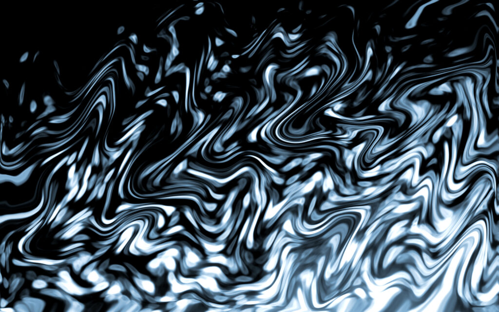 Mesmerizing Blue Abstract Wallpaper: Flowing Waves & Intricate Patterns