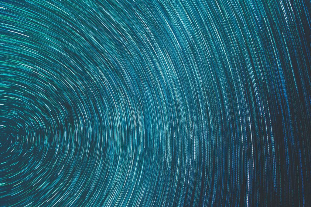 Mesmerizing Blue Concentric Circles Wallpaper – Dynamic Background