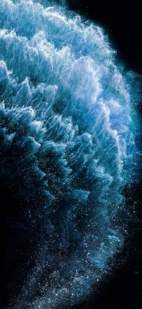 Mesmerizing Blue Dust Wallpaper for Samsung Full HD Displays